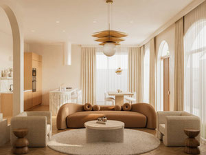 现代别墅两间卧室 — 来自开发商和业主的房地产搜索引擎 GEOLN.COM. 照片 9