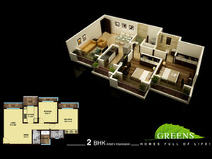 უძრავი კონება Unique Shanti Greens — გადახედეთ უძრავი ქონების საძიებო სისტემას GEOLN.COM. ფოტო 2