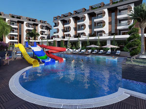 2 卧室公寓 93 平方米，位于土耳其阿拉尼亚 — 来自开发商和业主的房地产搜索引擎 GEOLN.COM. 照片 8