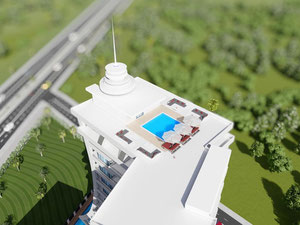 公寓 55 平方米，位于土耳其阿拉尼亚 — 来自开发商和业主的房地产搜索引擎 GEOLN.COM. 照片 37