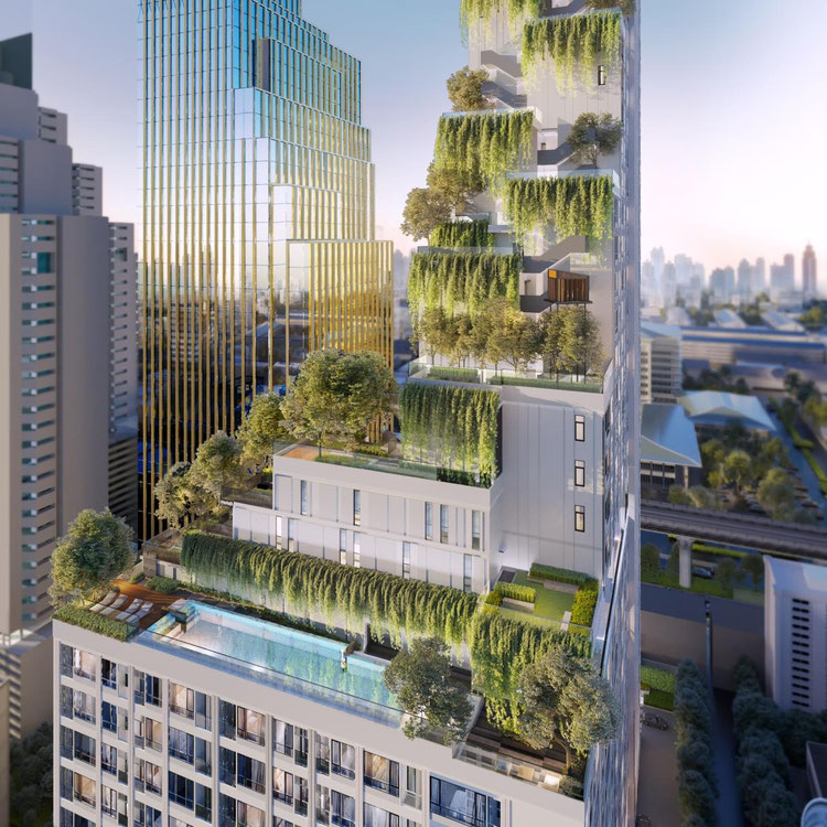 房地产在 Park Origin Phayathai — look at the real estate search engine GEOLN.COM. 照片 1