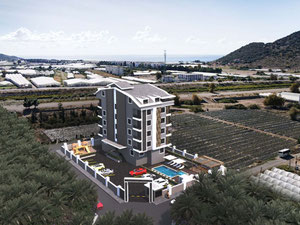 公寓 1 卧室 55 平方米，位于土耳其阿拉尼亚 — 来自开发商和业主的房地产搜索引擎 GEOLN.COM. 照片 9