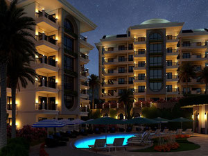 公寓 3 间卧室 170 平方米，位于土耳其阿拉尼亚 — 来自开发商和业主的房地产搜索引擎 GEOLN.COM. 照片 4