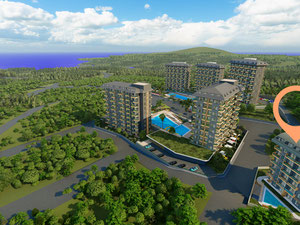 公寓 1 卧室 55 平方米，位于土耳其阿拉尼亚 — 来自开发商和业主的房地产搜索引擎 GEOLN.COM. 照片 2