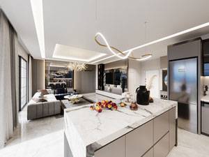 Real estate in %45 PEŞİNAT OTEL KONSEPTİNDE LANSMAN FİYATIYLA 1+1 PROJE!! — look at the real estate search engine GEOLN.COM. Photo 17