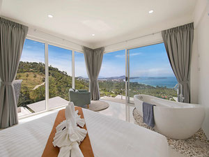 宽敞的4卧室泳池别墅，俯瞰山脉和大海 — 来自开发商和业主的房地产搜索引擎 GEOLN.COM. 照片 31