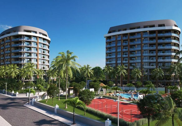 Piso 1 habitación 54 m² en Alanya, Turquía