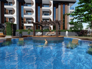 2 卧室公寓 93 平方米，位于土耳其阿拉尼亚 — 来自开发商和业主的房地产搜索引擎 GEOLN.COM. 照片 14