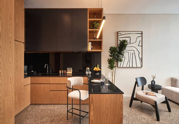 Современная квартира с бассейном