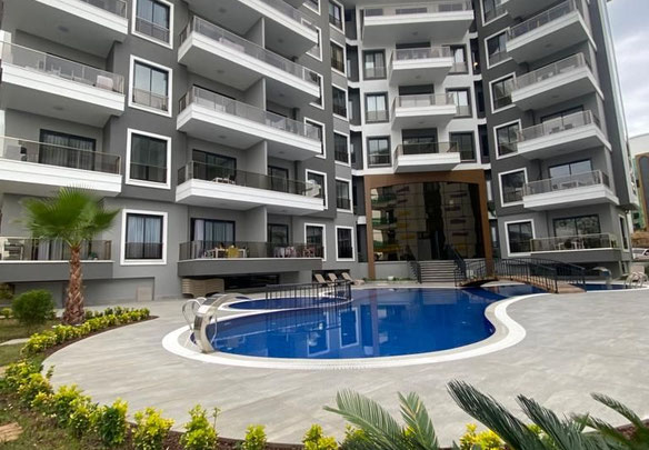 Апартаменти 2 спальні 90 м² в Аланії, Туреччина