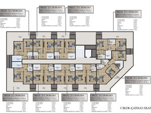 2 卧室公寓 93 平方米，位于土耳其阿拉尼亚 — 来自开发商和业主的房地产搜索引擎 GEOLN.COM. 照片 42