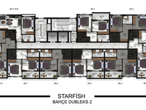 公寓 1 卧室 40 平方米，位于土耳其阿拉尼亚 — 来自开发商和业主的房地产搜索引擎 GEOLN.COM. 照片 69