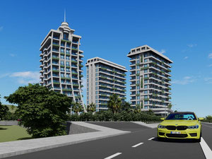 公寓 55 平方米，位于土耳其阿拉尼亚 — 来自开发商和业主的房地产搜索引擎 GEOLN.COM. 照片 24