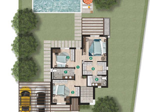 Yeni Bir Kapalı Site İçinde Podgorica Yakınlarında Villa — Sahiplerden yada inşaatcilardan mülkiyet arama GEOLN.COM. Fotoğraf 10