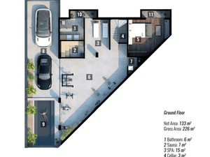 别墅 5 间卧室 425 平方米，位于土耳其阿拉尼亚 — 来自开发商和业主的房地产搜索引擎 GEOLN.COM. 照片 19