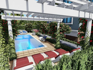 公寓 1 卧室 58 平方米，位于土耳其阿拉尼亚 — 来自开发商和业主的房地产搜索引擎 GEOLN.COM. 照片 7