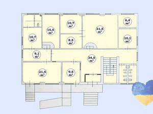 独立办公楼位于切尔尼戈夫市中心，地址为Князя Черного街580平方米 — 来自开发商和业主的房地产搜索引擎 GEOLN.COM. 照片 2