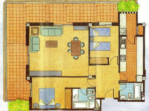 公寓 2 卧室 110 平方米，位于西班牙巴努斯港 — 来自开发商和业主的房地产搜索引擎 GEOLN.COM. 照片 19