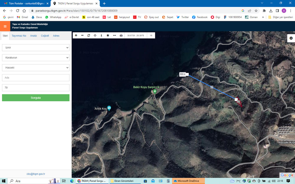 Grundstück in Izmir — Immobilien-Suchservice von Bauträgern und Eigentümern GEOLN.COM. Foto 1