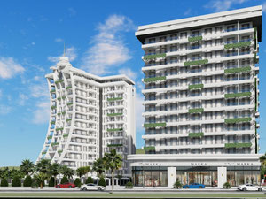 公寓 55 平方米，位于土耳其阿拉尼亚 — 来自开发商和业主的房地产搜索引擎 GEOLN.COM. 照片 8