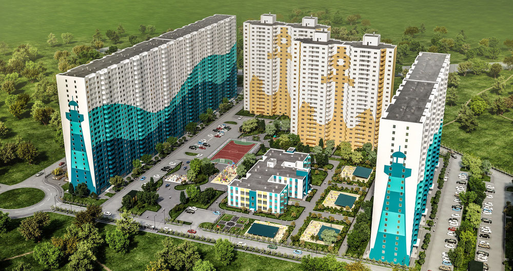 房地产在 Residential complex Odessa Boulevard — look at the real estate search engine GEOLN.COM. 照片 1