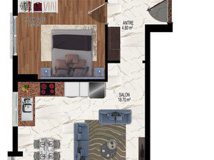 ბინა 1 ოთახიანი 55 მ² ალანიაში, თურქეთი — უძრავი ქონების ყიდვა და მფლო ბელებისგან GEOLN.COM. ფოტო 44