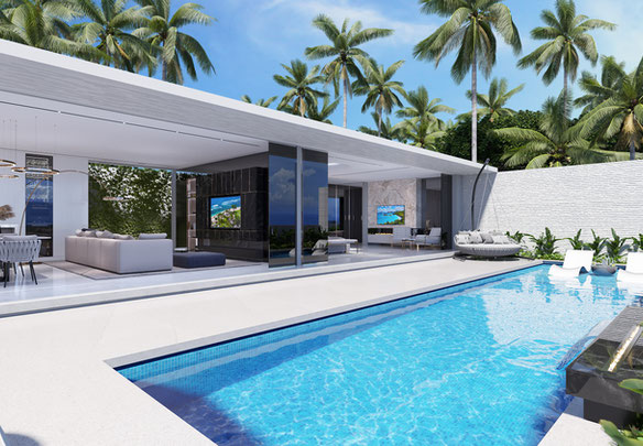 2-спальная Luxury вилла с видом на океан в топовой локации