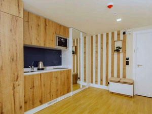 Studio z designerskim wykończeniem i wbudowanym sprzętem — Wyszukiwarka nieruchomości od deweloperów i właścicieli GEOLN.COM. Zdjęcie 2