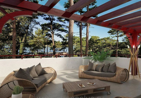 شقة على ضفاف البحيرة ، بجوار البحر في فرنسا ، ريون دي لاند