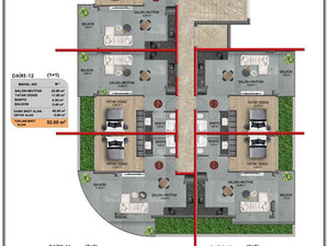 Piso 1 habitación 44 m² en Alanya, Turquía — Encuentre propiedades fuera del plan o reventa de bienes inmuebles directamente de desarrolladores y propietarios GEOLN.COM. Foto 42