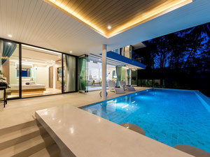 მოდერნული 4 საძინებელი აუზის ვილა პანორამული ოკეანის ხედით ჩავენგში — უძრავი ქონების ყიდვა და მფლო ბელებისგან GEOLN.COM. ფოტო 35