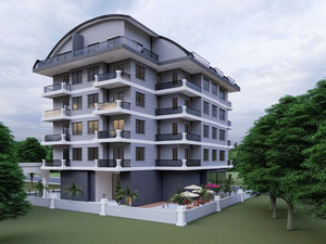 公寓 1 卧室 43 平方米，位于土耳其阿拉尼亚 — 来自开发商和业主的房地产搜索引擎 GEOLN.COM. 照片 4