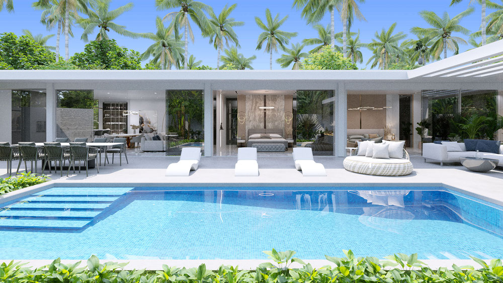 Immobilien in 3-cпальная вилла в закрытой премиум резиденции на Бали — Schauen Sie sich die Immobiliensuchmaschine GEOLN.COM an. Foto 1