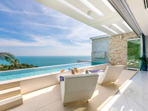 双层泳池别墅 3 卧室，带家具和海景 — 来自开发商和业主的房地产搜索引擎 GEOLN.COM. 照片 14