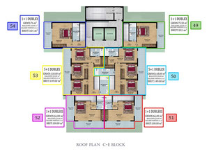 公寓 1 卧室 51 平方米，位于土耳其阿拉尼亚 — 来自开发商和业主的房地产搜索引擎 GEOLN.COM. 照片 16