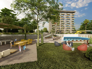 公寓 1 卧室 55 平方米，位于土耳其阿拉尼亚 — 来自开发商和业主的房地产搜索引擎 GEOLN.COM. 照片 14