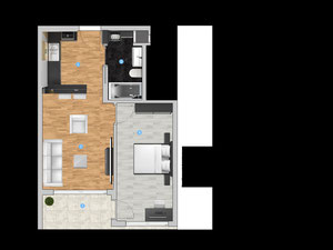 公寓 1 卧室 49 平方米，位于土耳其阿拉尼亚 — 来自开发商和业主的房地产搜索引擎 GEOLN.COM. 照片 32