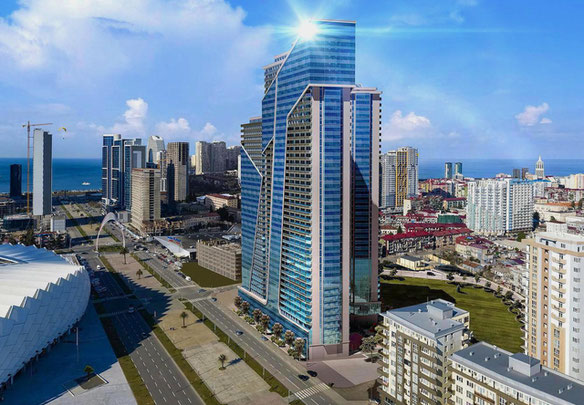 Calligraphy Towers in Batumi