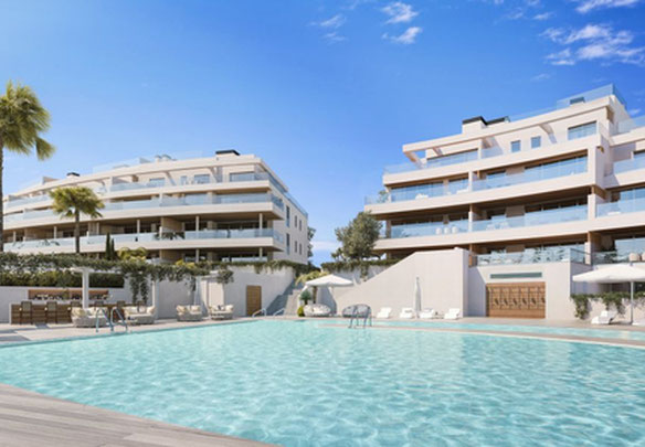 Apartment 2 bedrooms 125 m² in La Cala de Mijas, Spain