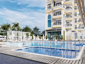 公寓 1 卧室 50 平方米，位于土耳其阿拉尼亚 — 来自开发商和业主的房地产搜索引擎 GEOLN.COM. 照片 7