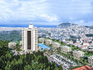 公寓 1 卧室 46 平方米，位于土耳其阿拉尼亚 — 来自开发商和业主的房地产搜索引擎 GEOLN.COM. 照片 42