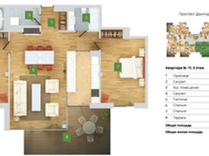 Квартира у моря в Латвии, Юрмала, Дзинтари — Поисковик недвижимости от застройщиков и собственников GEOLN.COM. Фото 10