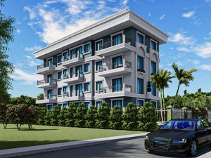 公寓 1 卧室 58 平方米，位于土耳其阿拉尼亚 — 来自开发商和业主的房地产搜索引擎 GEOLN.COM. 照片 4