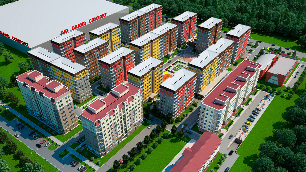 Real estate in Ala-Too — look at the real estate search engine GEOLN.COM. Photo 1