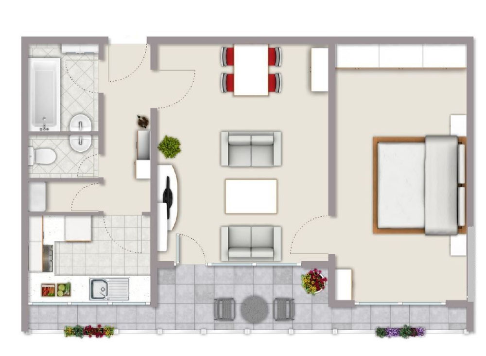 公寓在德国，伍珀塔尔 — 来自开发商和业主的房地产搜索引擎 GEOLN.COM. 照片 1