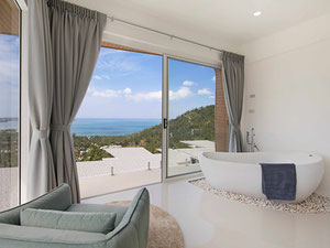 宽敞的4卧室泳池别墅，俯瞰山脉和大海 — 来自开发商和业主的房地产搜索引擎 GEOLN.COM. 照片 9