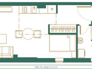 נדל"ן ב В престижном жилом комплексе «Эдельвейс» предлагаются к продаже современные квартиры-студии  — עיין במנוע חיפוש הנדל"ן GEOLN.COM. תמונה 8