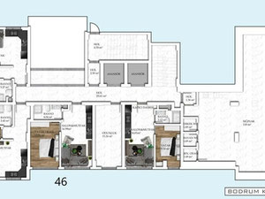 ბინა 1 ოთახიანი 55 მ² ალანიაში, თურქეთი — უძრავი ქონების ყიდვა და მფლო ბელებისგან GEOLN.COM. ფოტო 31