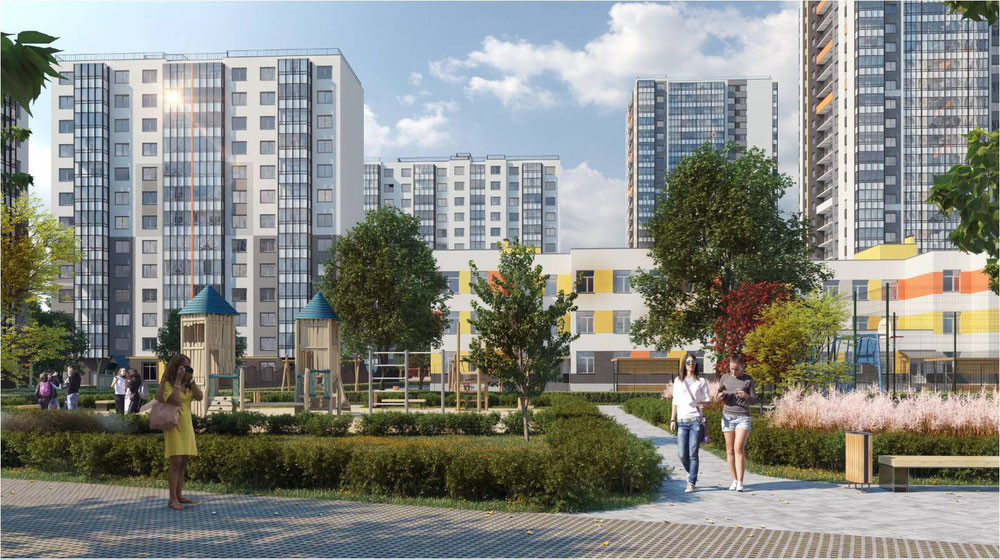 房地产在 ЖК Заповедный парк — look at the real estate search engine GEOLN.COM. 照片 1