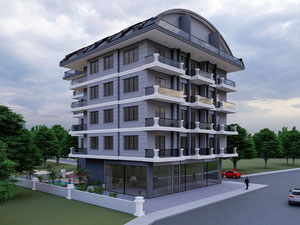 公寓 1 卧室 43 平方米，位于土耳其阿拉尼亚 — 来自开发商和业主的房地产搜索引擎 GEOLN.COM. 照片 2